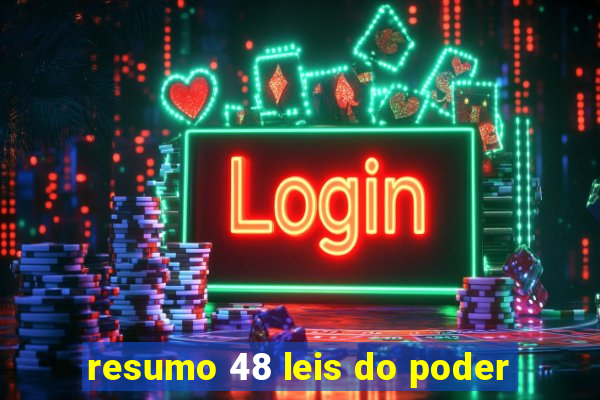 resumo 48 leis do poder